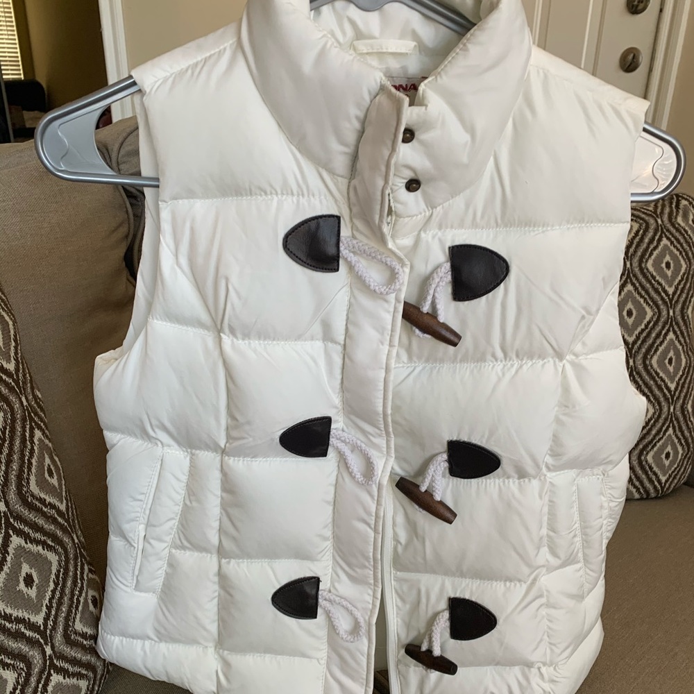 White Arizona Puffer Vest